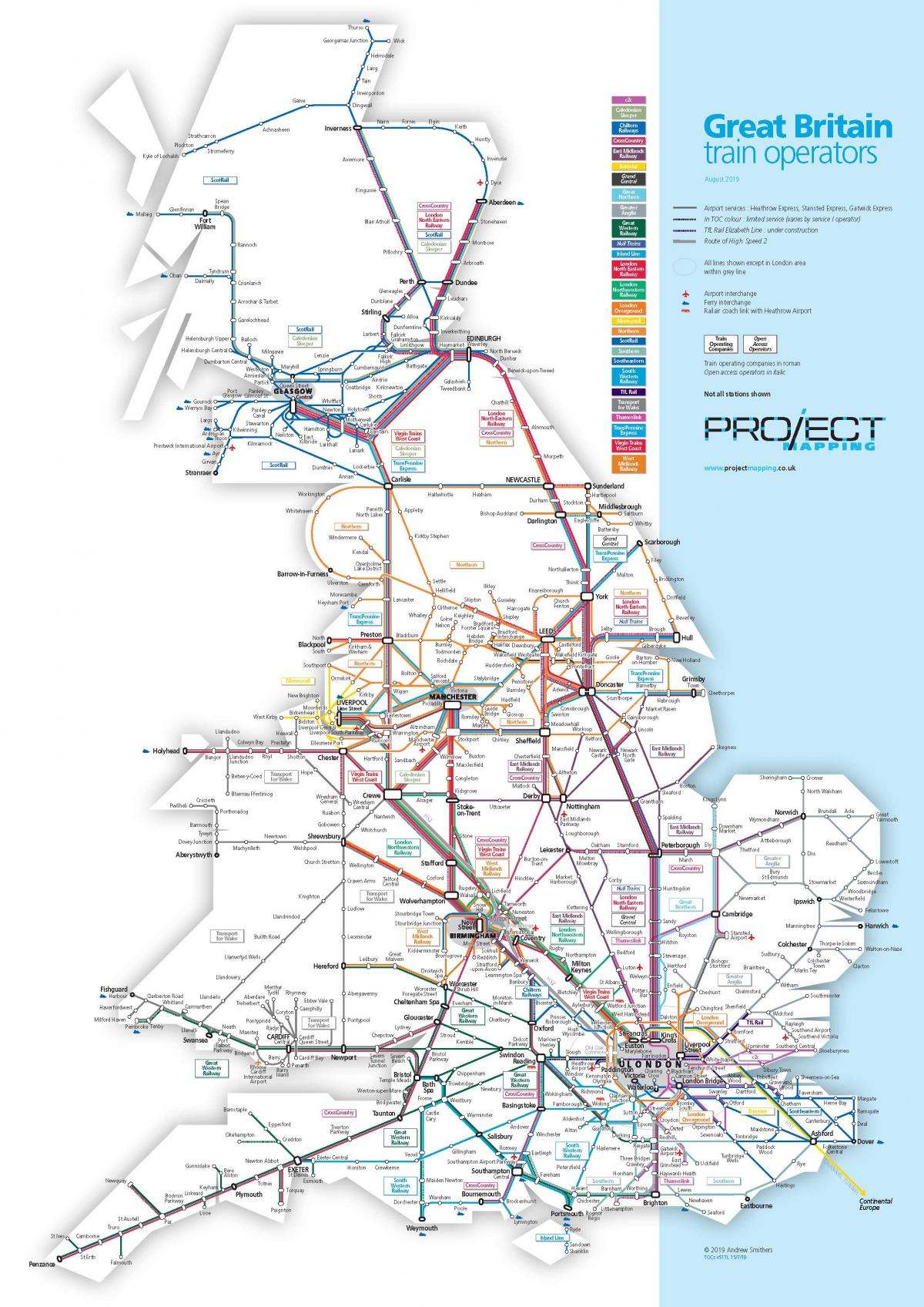 Verenigd Koninkrijk (UK) treinkaartje